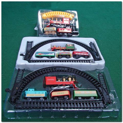 Three set. top basic circle for £1. Other two are similar except one is sold as a Christmas Train Set